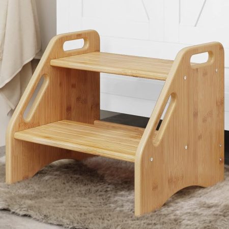 Wooden Two Step Stool